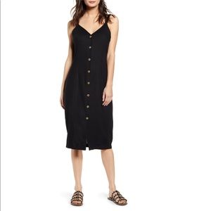 BP. Linen Blend Knee Length Sundress